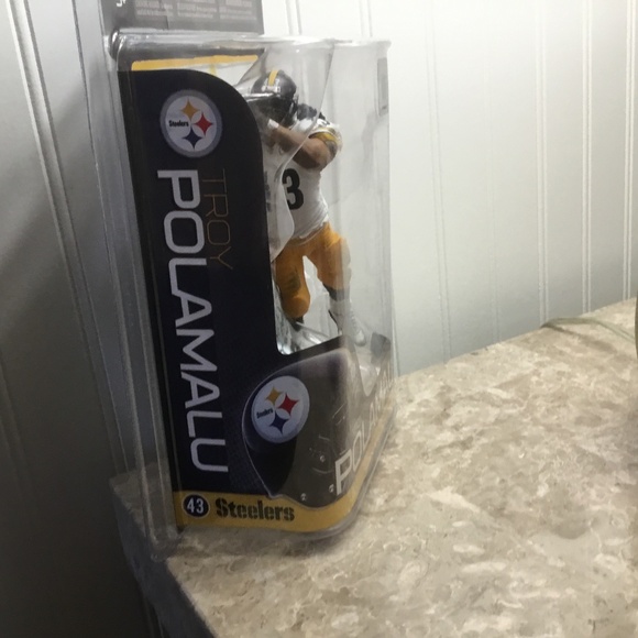 Pittsburg Steelers Troy Polamalu NFL NICE! Series 25 2010 - Picture 8 of 10